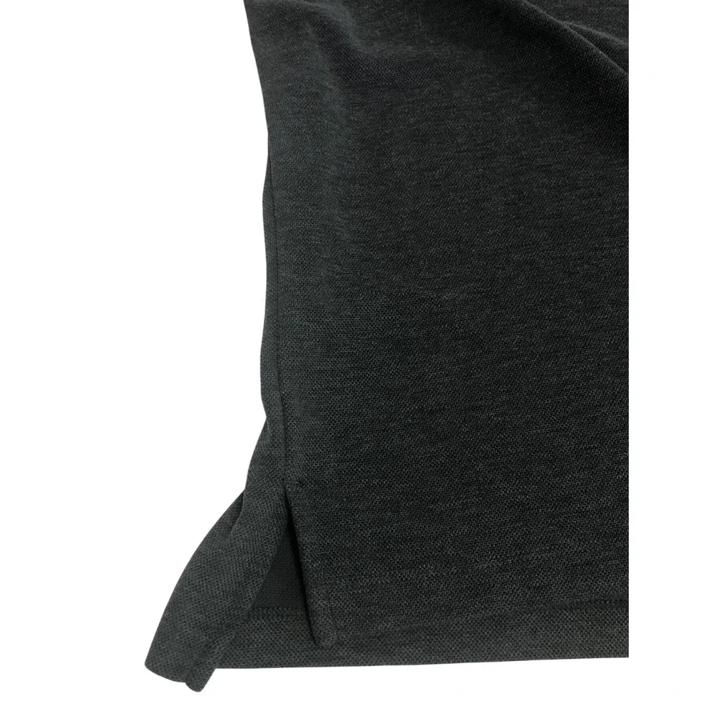 Jordan Mens Dark Gray Polo Shirt Short Sleeve Notre Dame Shamrock Logo‎ XXL